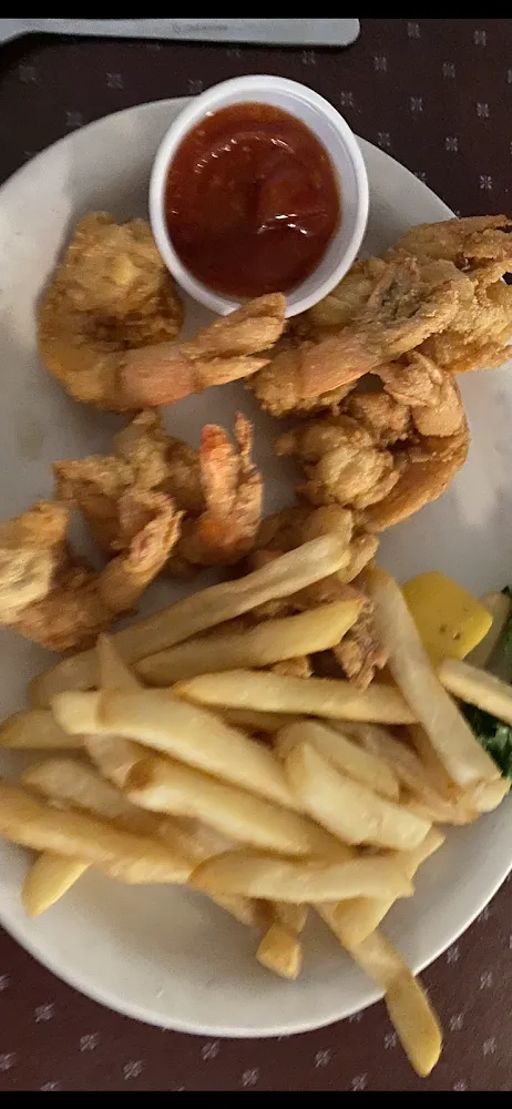 Fried Shrimp with French Fries