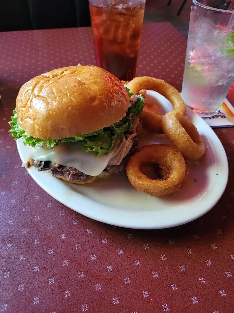Mushroom and Swiss Burger