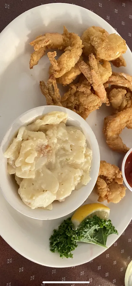 Scollop Potatoes w Shrimp